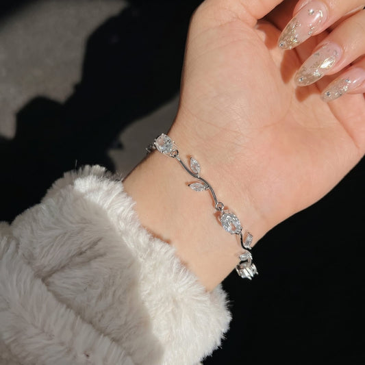 White Tulip Bracelet