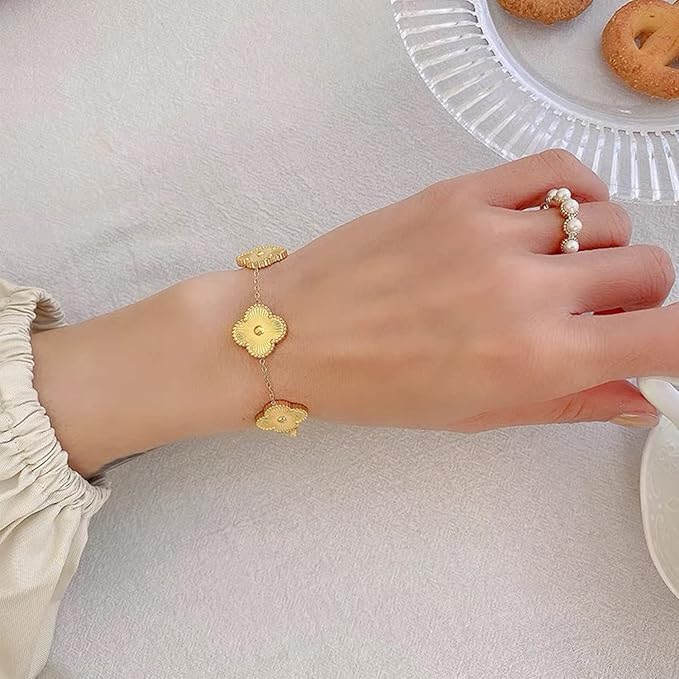 Golden Clover Bracelet