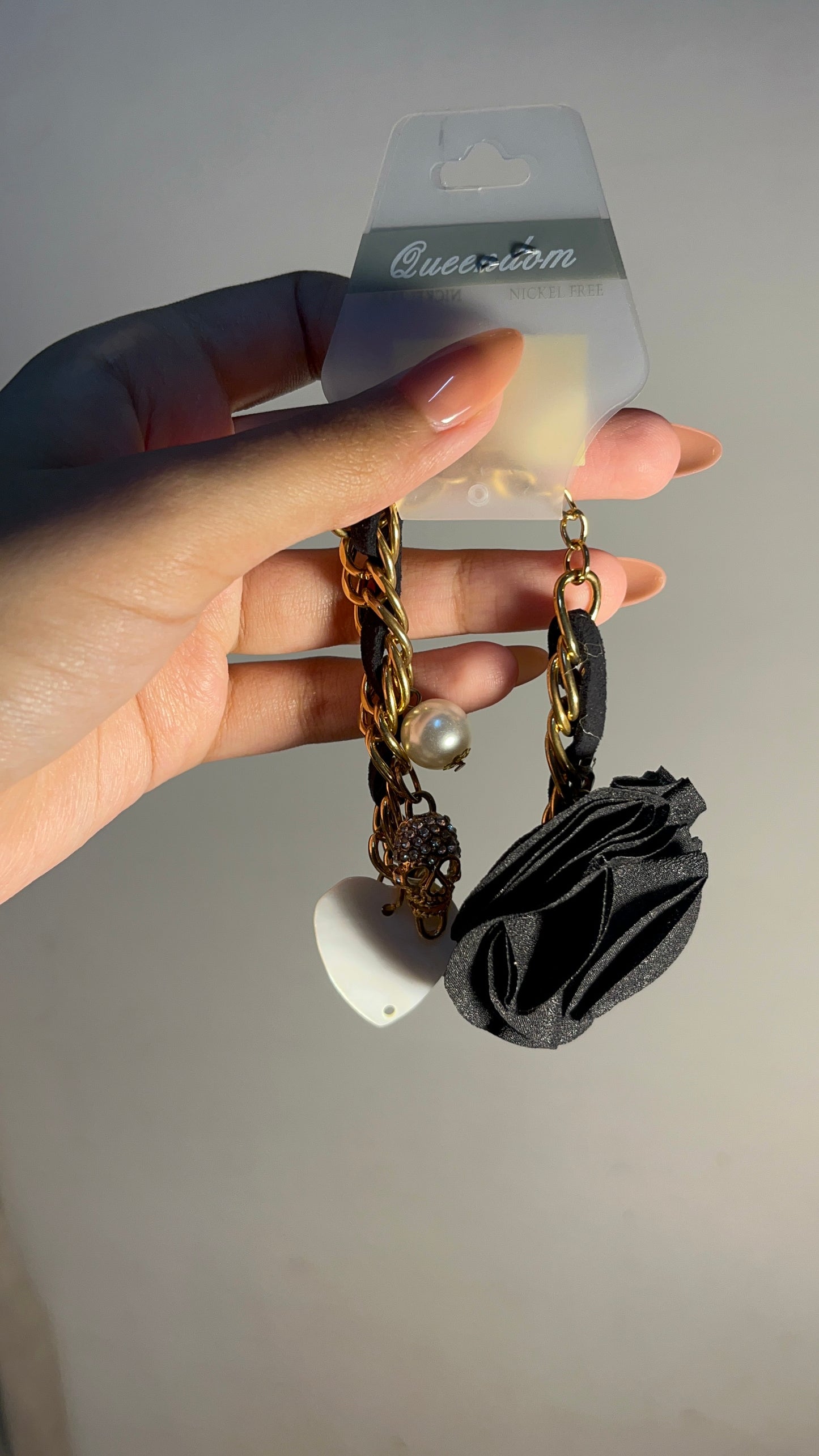 Black Flower Bracelet-09