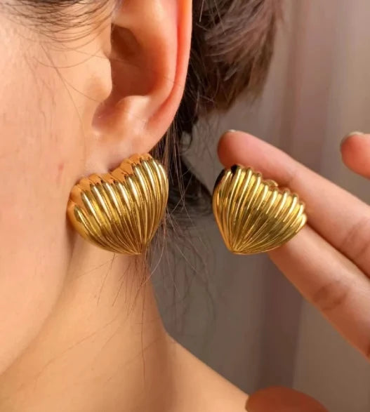 Heart Studs