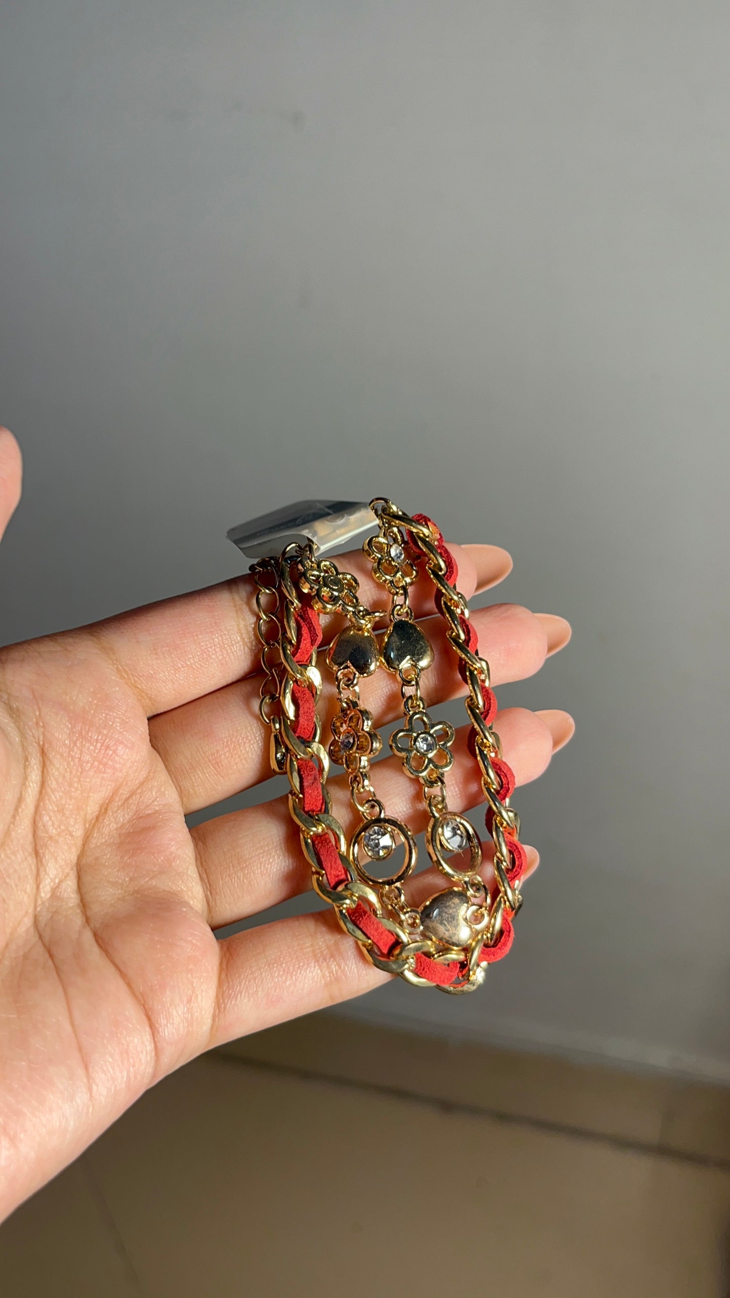 Red Flower Bracelet-07