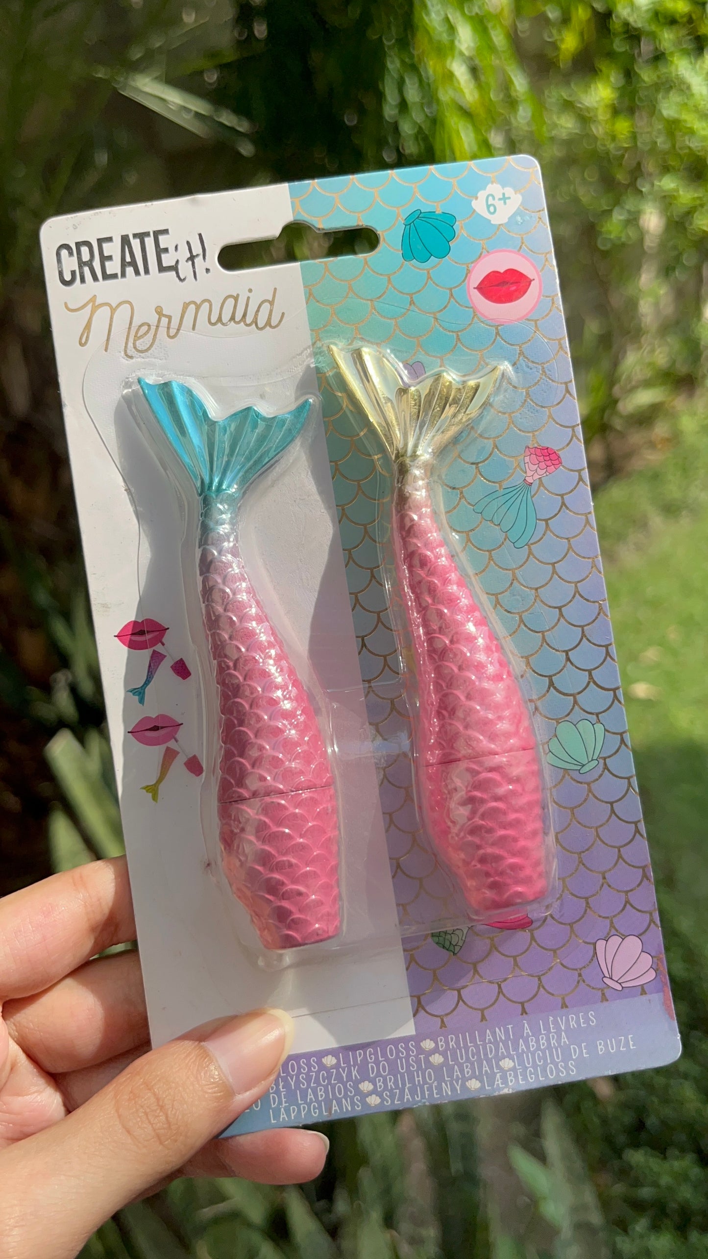 Set of 2 mermaid Lipglosses