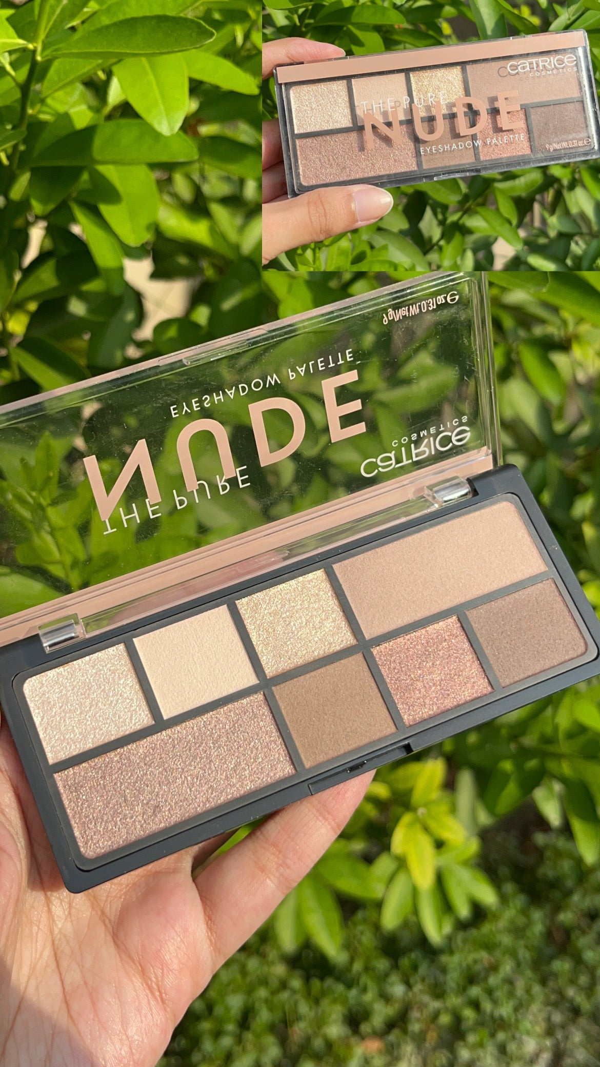 NUDE Eyeshadow and Highlighter palette
