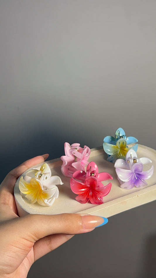 Small Flower Clips