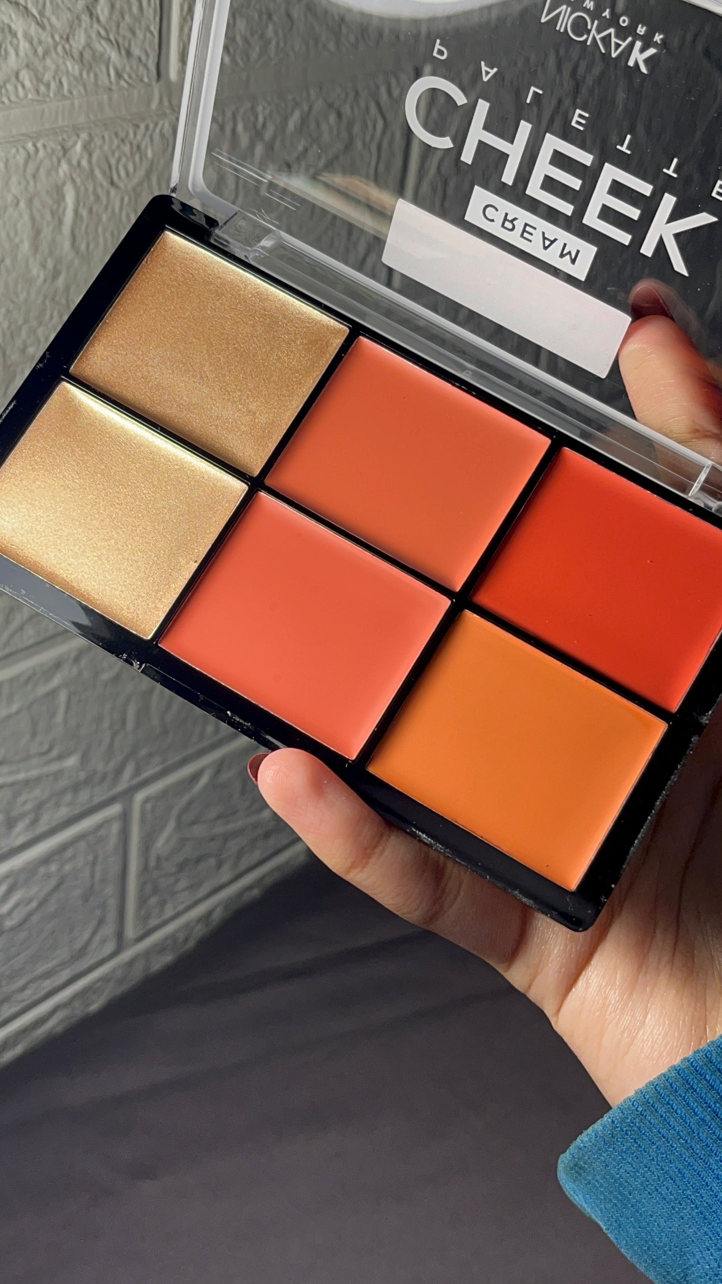 Cream Blush and Highlighter palette