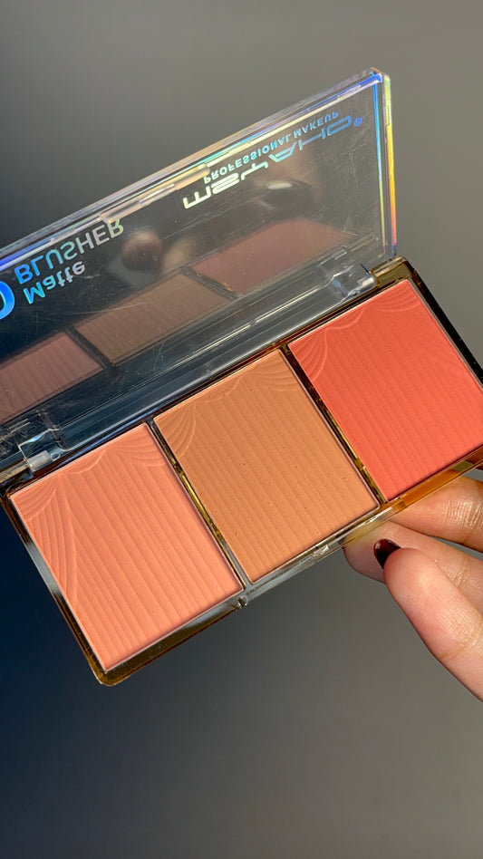3 Color Blush and Contour Palette