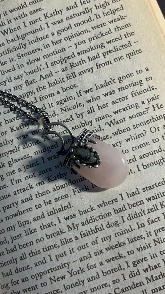 Stone Necklace-Pink