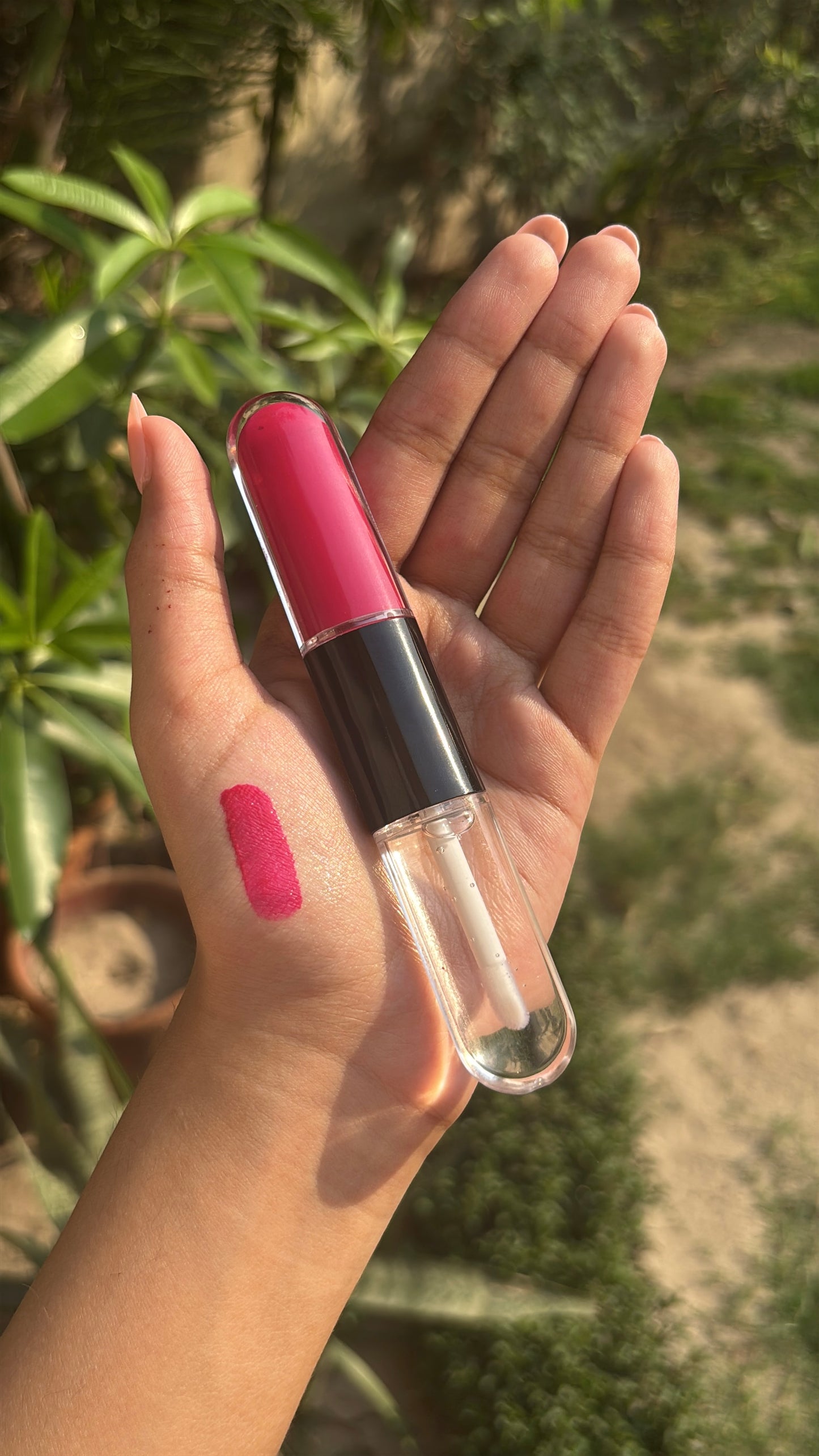 Double Sided Pink Liquid Matte