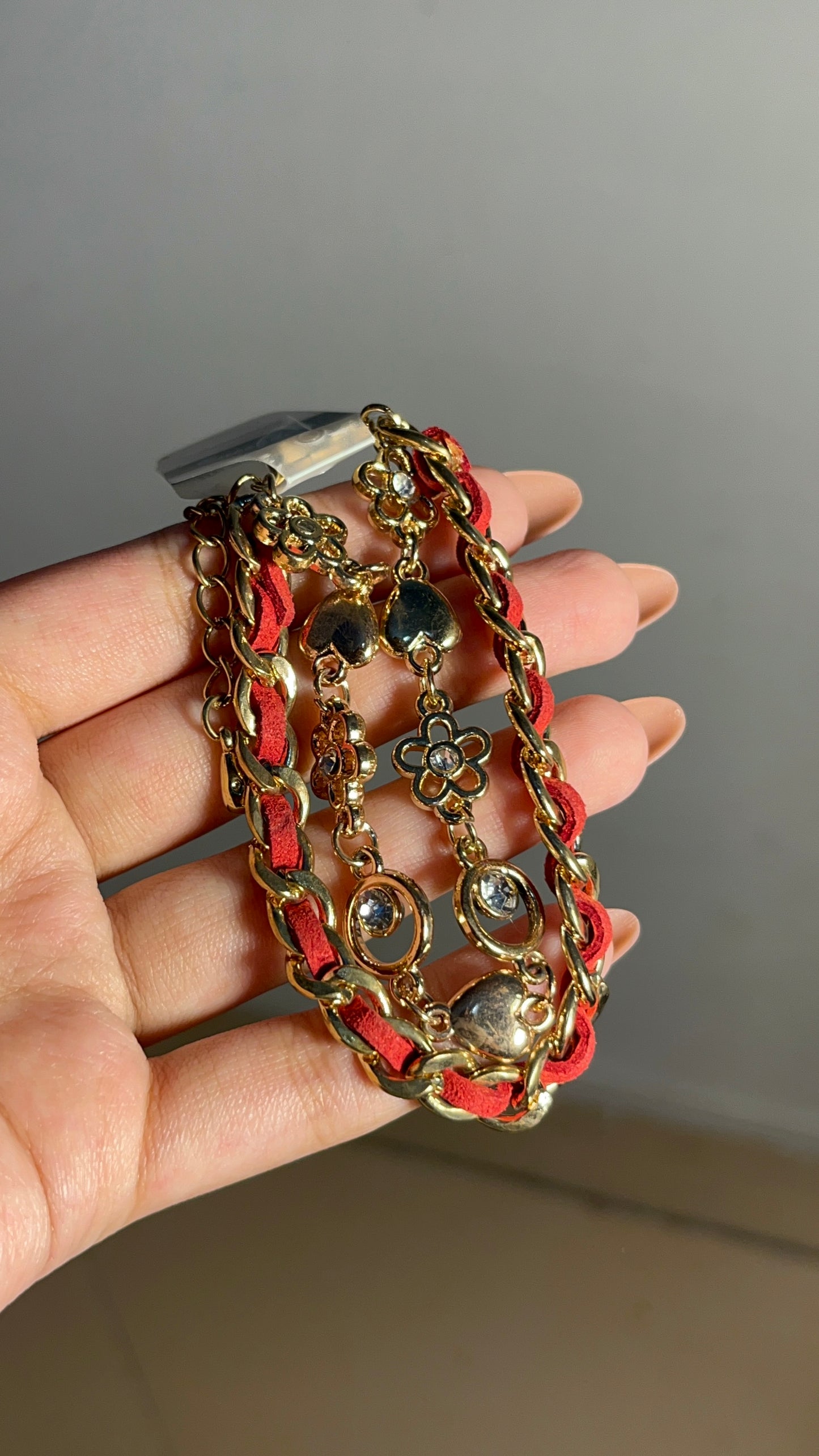Red Flower Bracelet-07