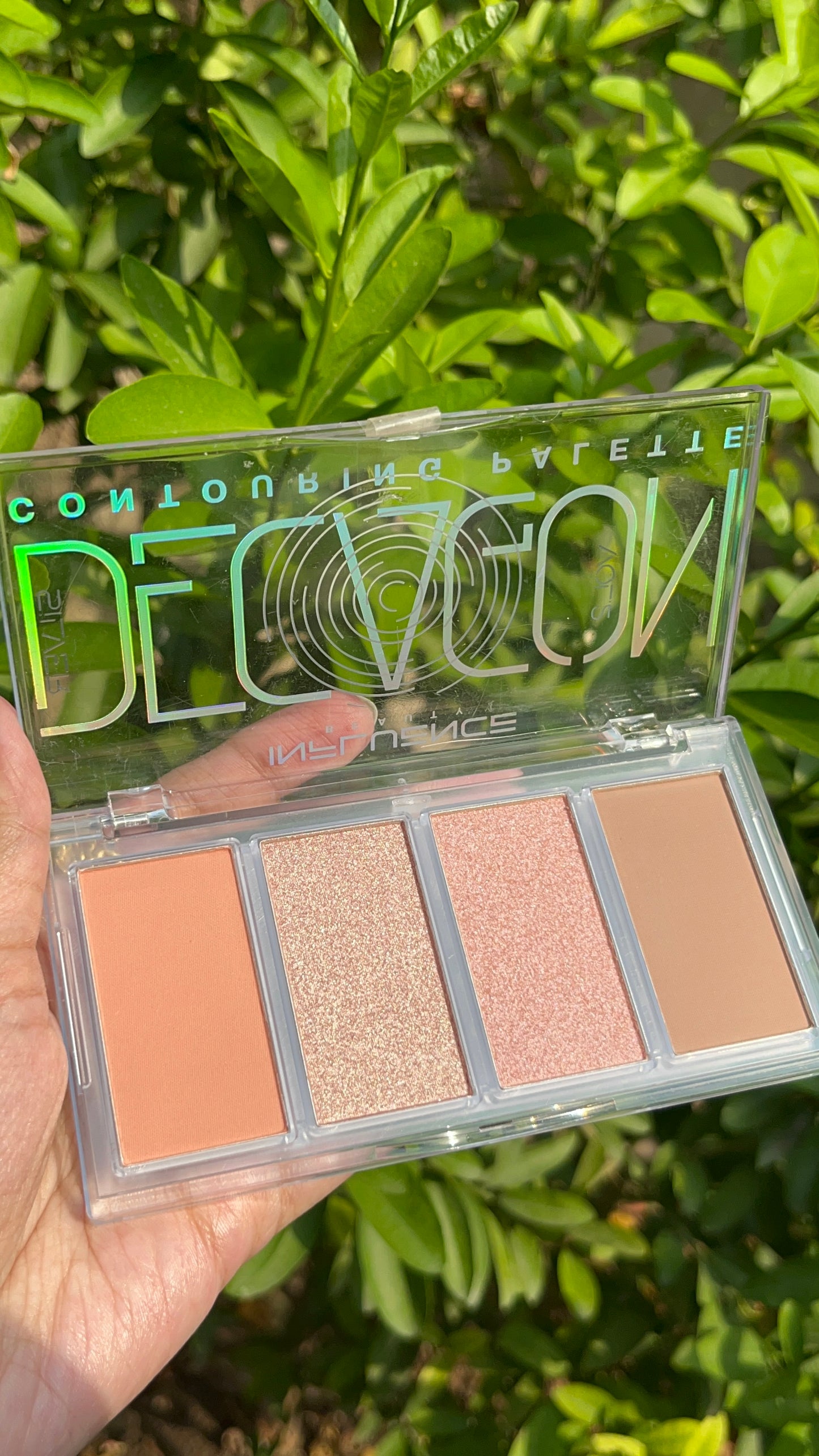 4 Color Blush, Contour & Highlighter palette