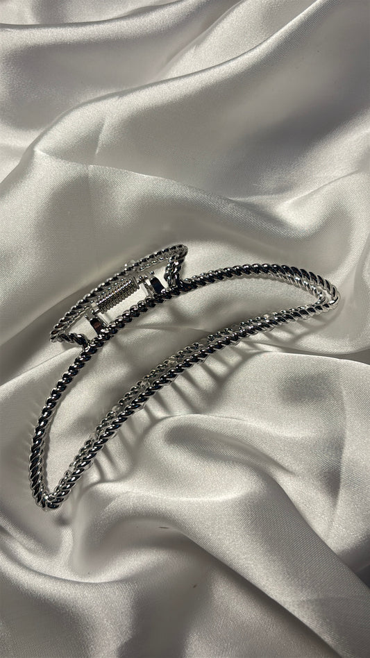 Silver Claw Clip