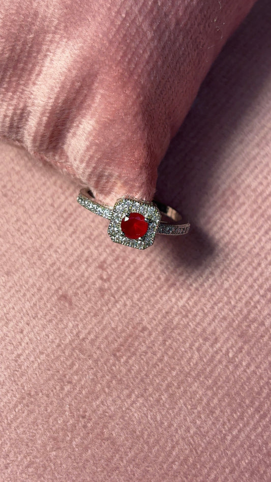 Red Stone Ring