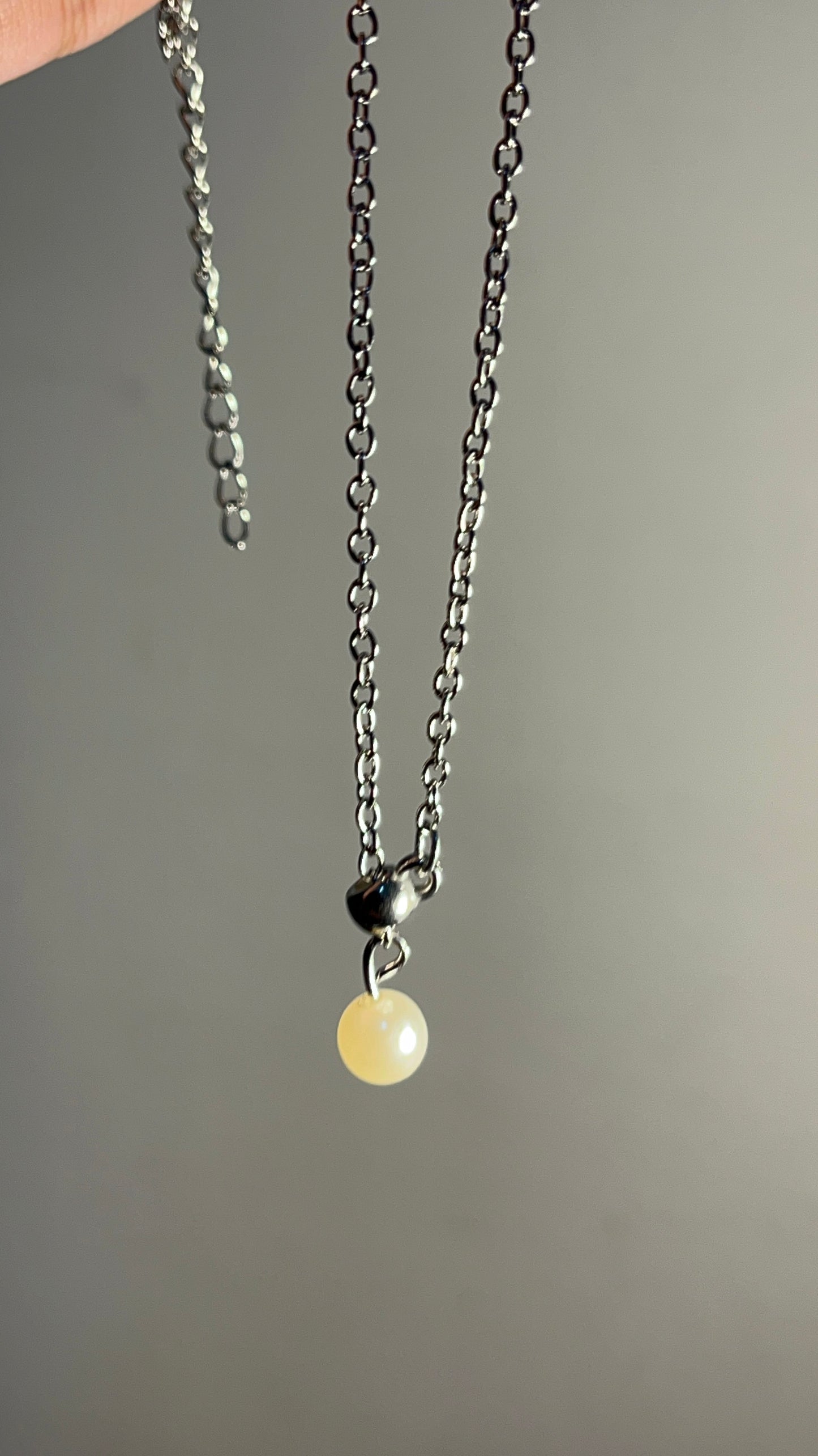 Pearl Necklace Silver