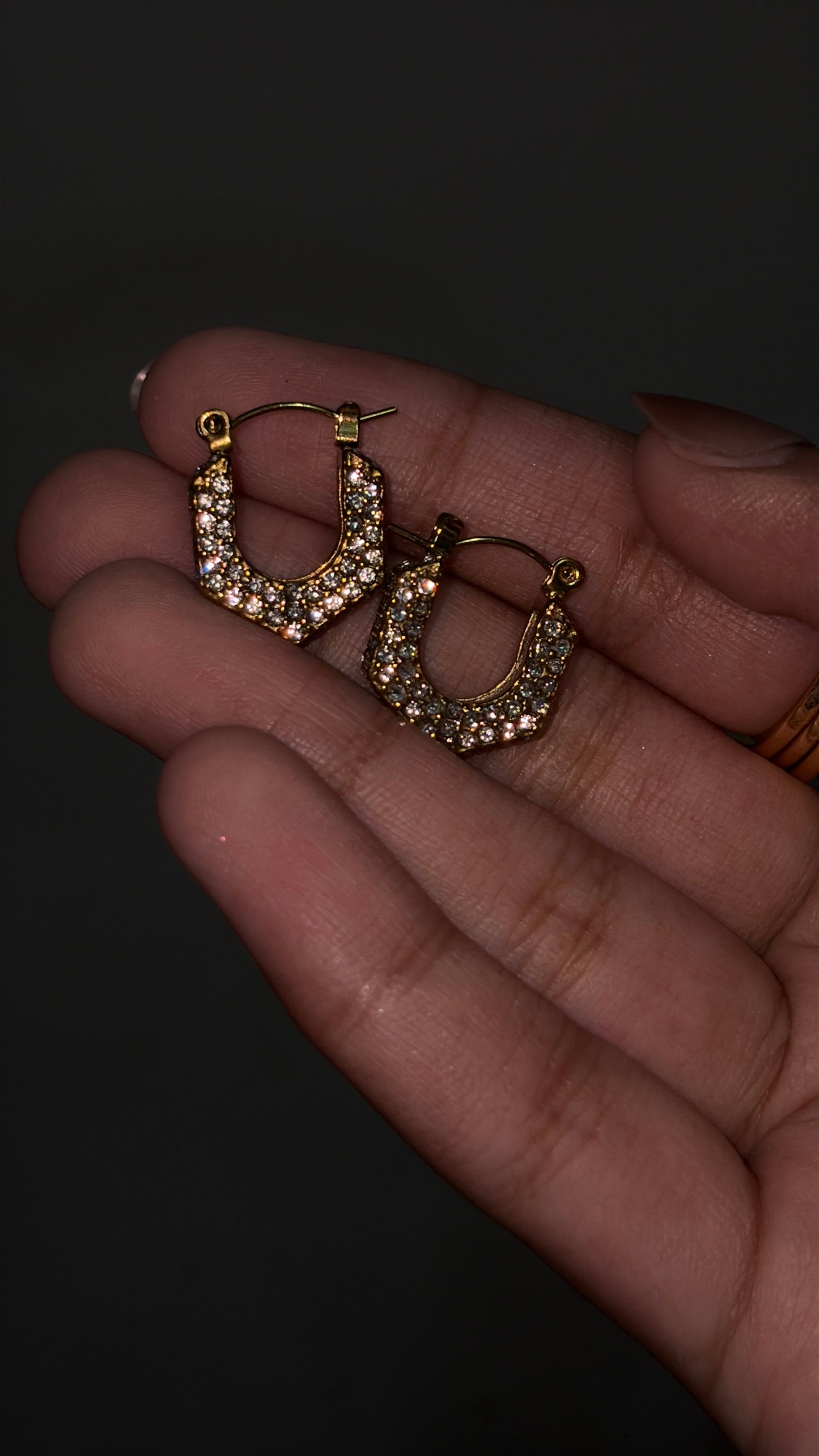Sparkly Hoops