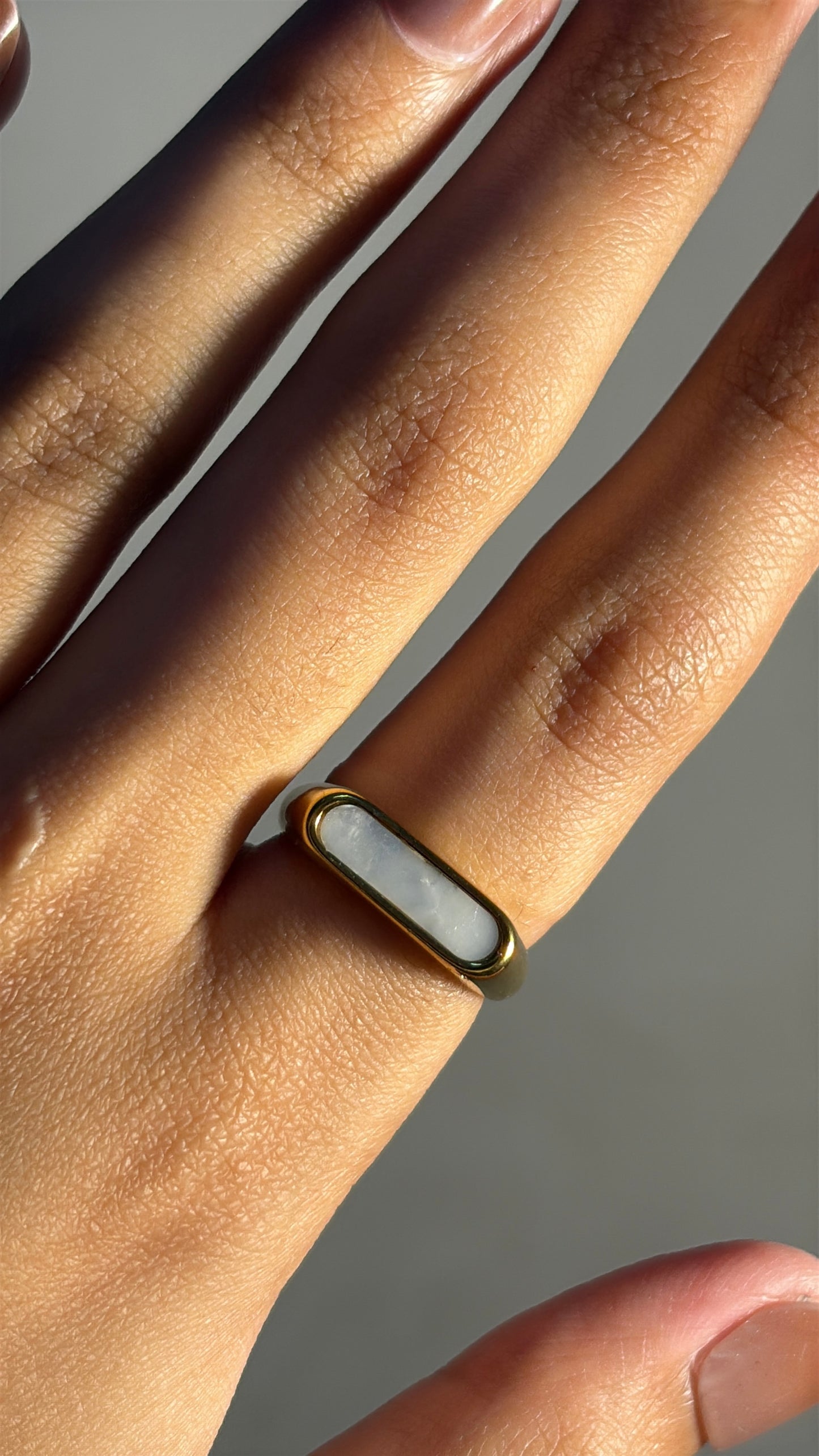 White n Gold Ring