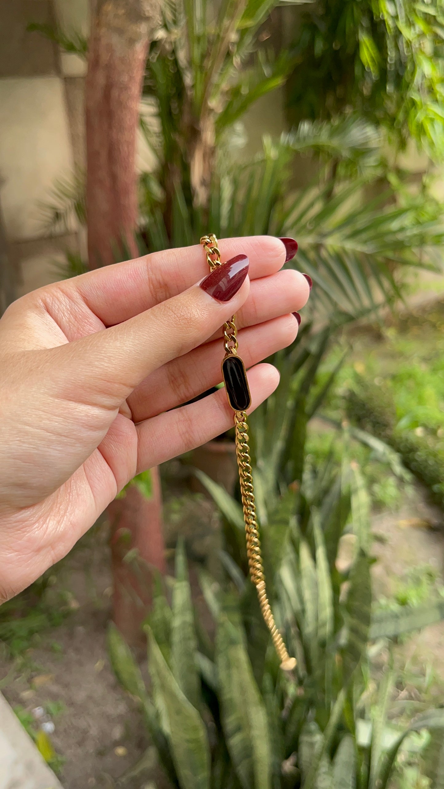 Black Stone Bracelet