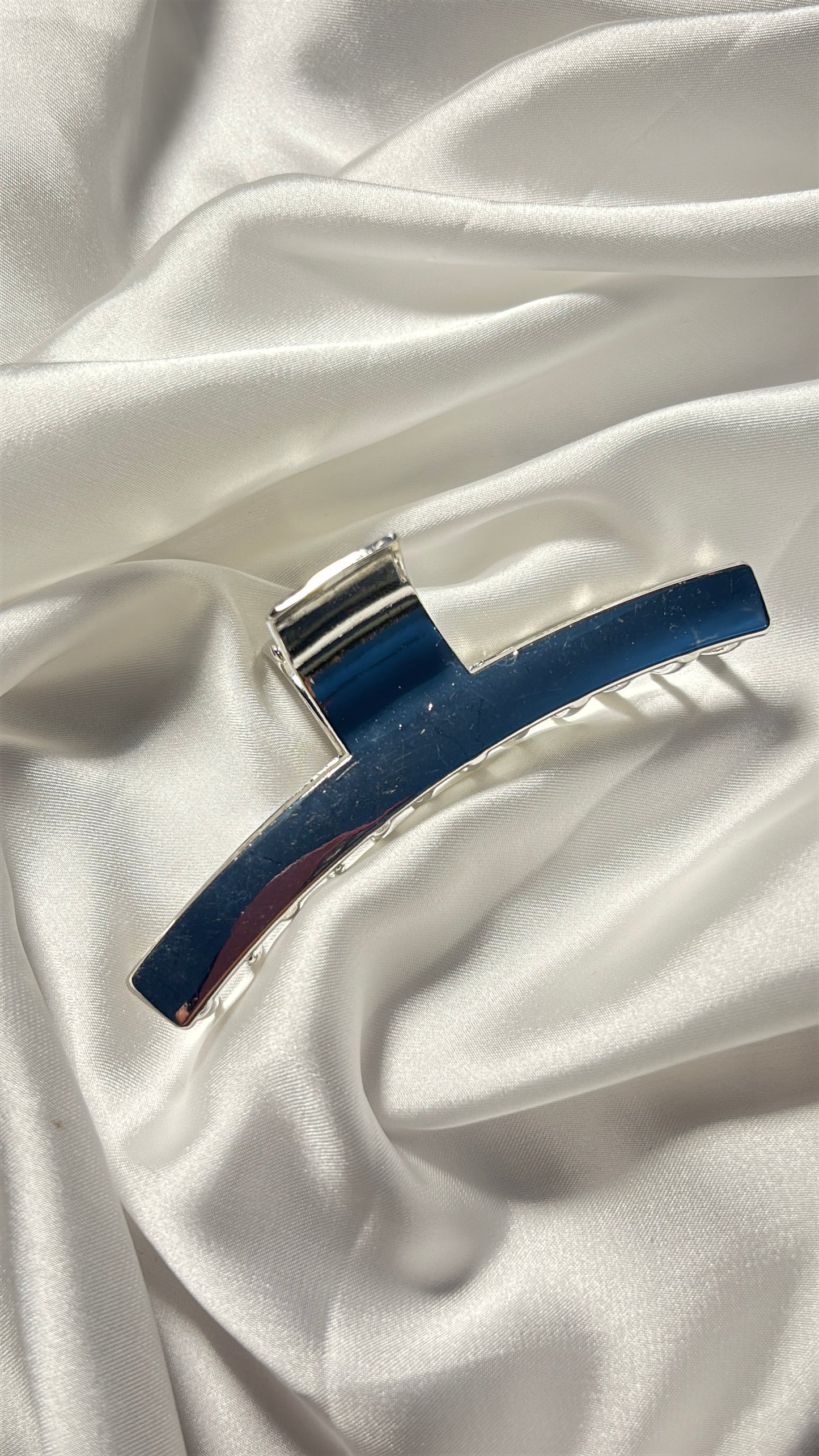 Silver Claw Clip