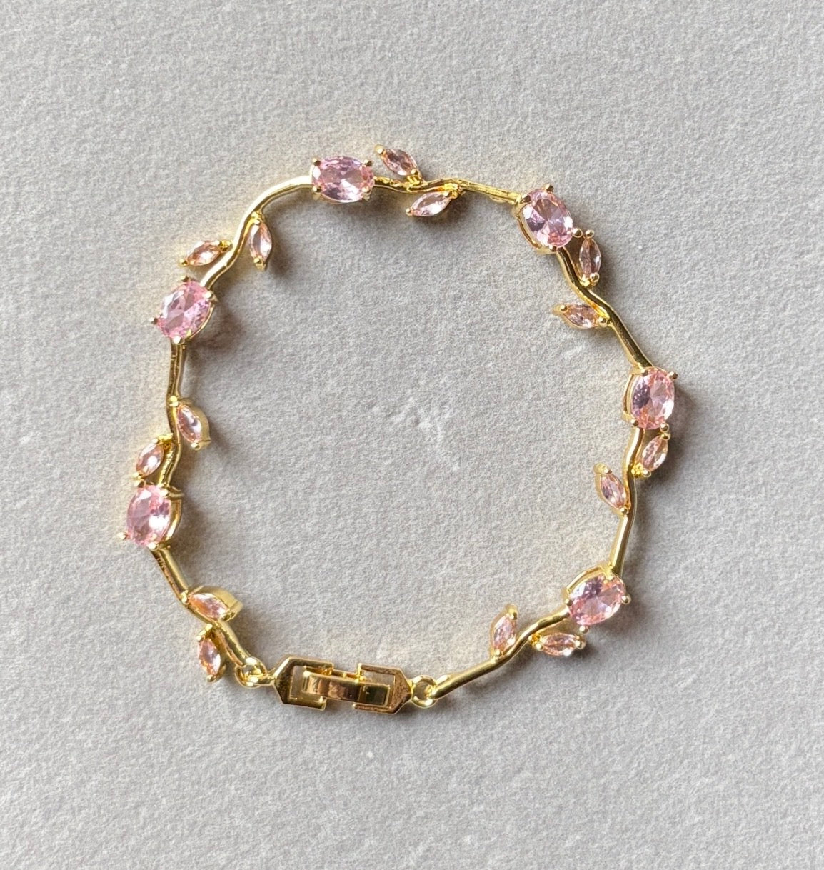 Pink Tulip Bracelet