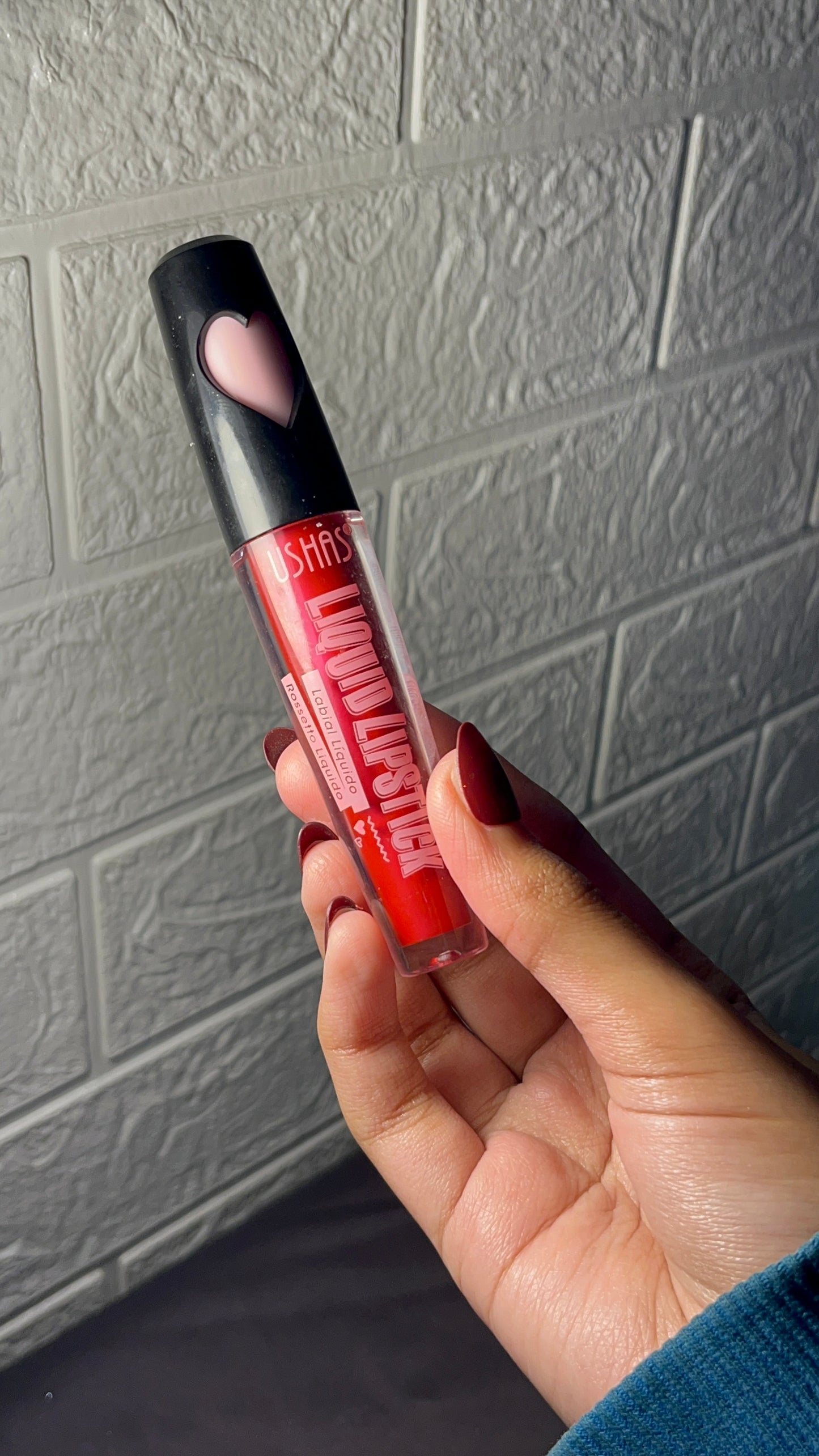 USHASS Liquid matte red lipstick
