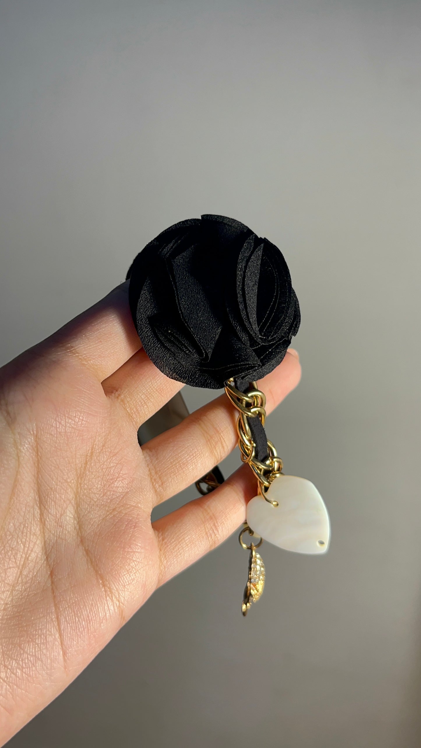 Black Flower Bracelet-09