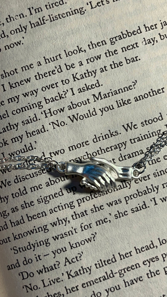 Set of 2 Friendship Necklaces-Silver