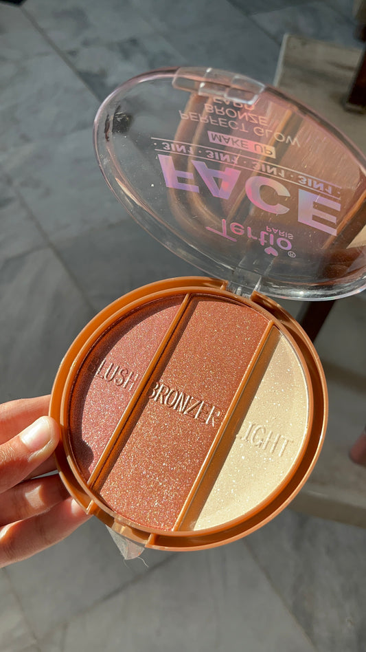 Blush, Bronzer and Highlighter
