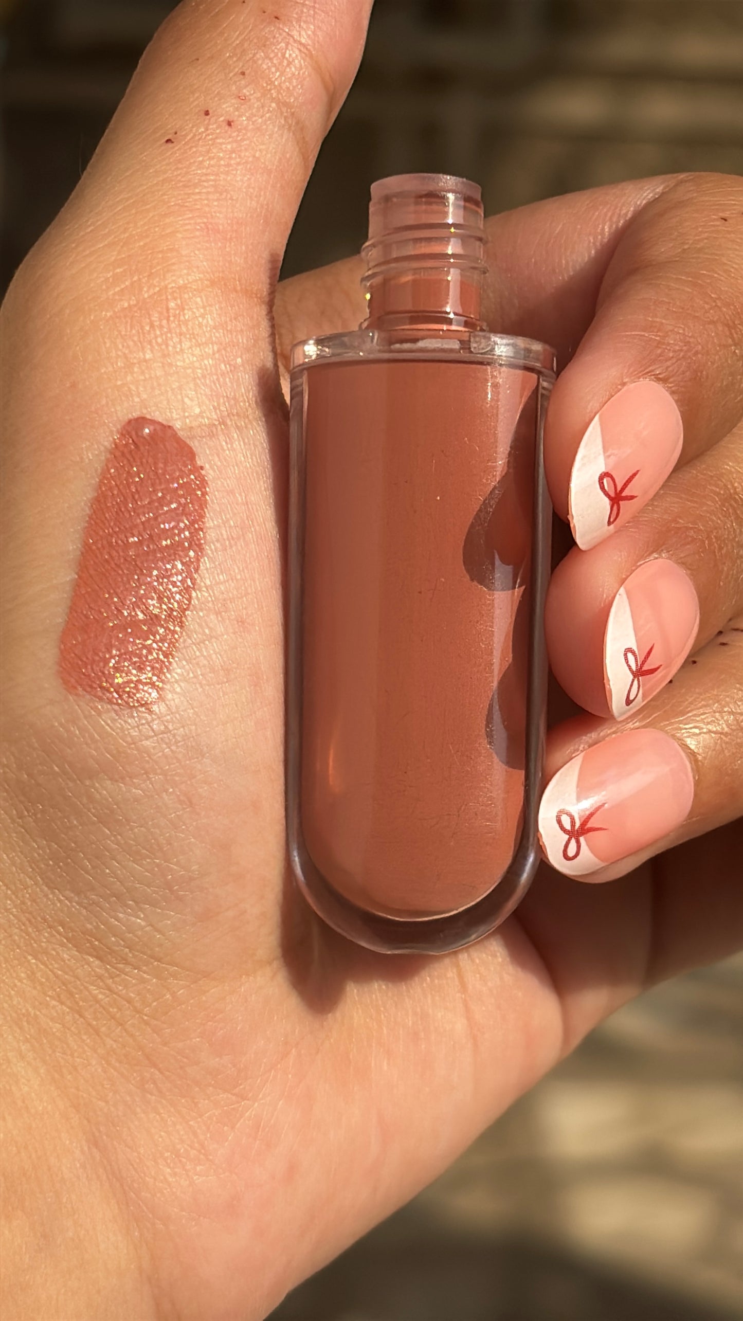 Double Sided Liquid Matte lipstick Brown