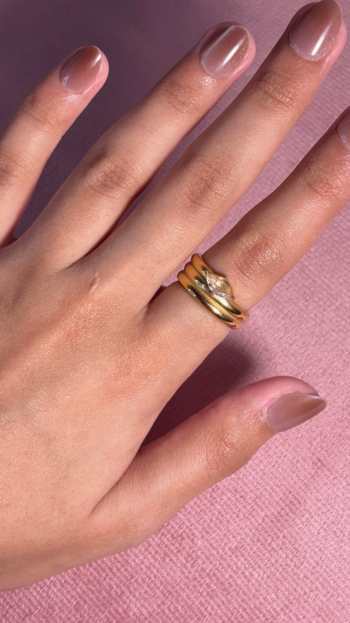 Chunky Stone Ring