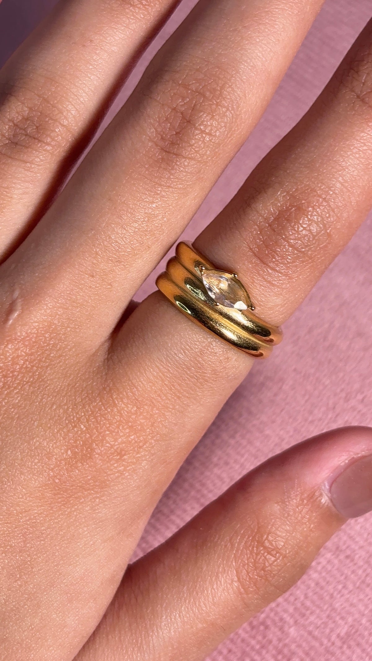 Chunky Stone Ring