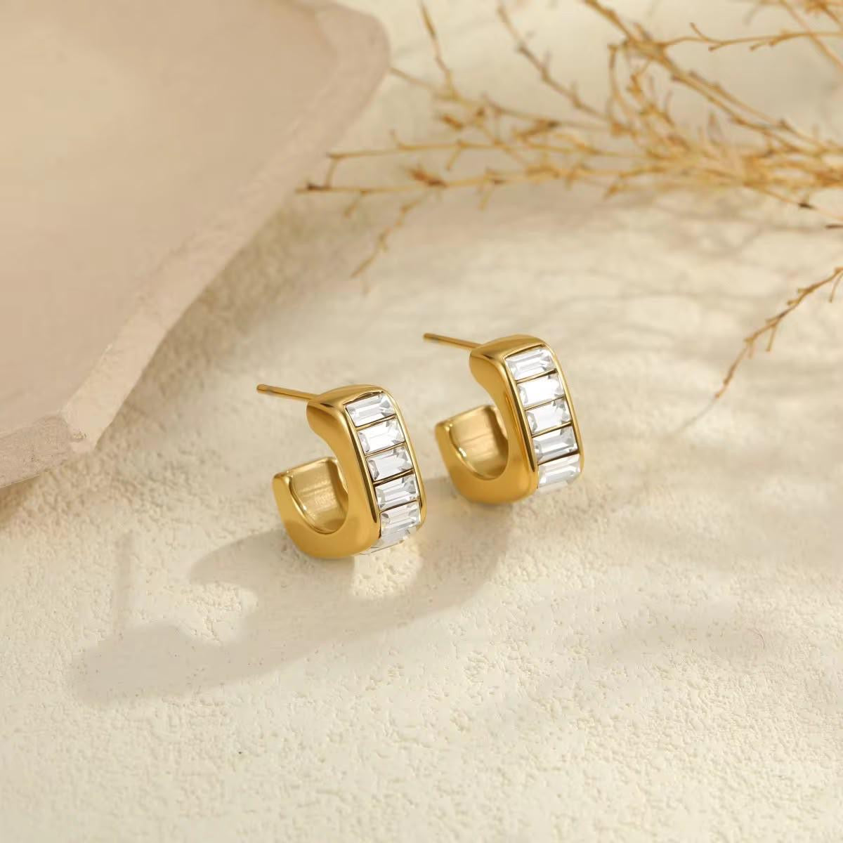 Luxury Stone Earrings
