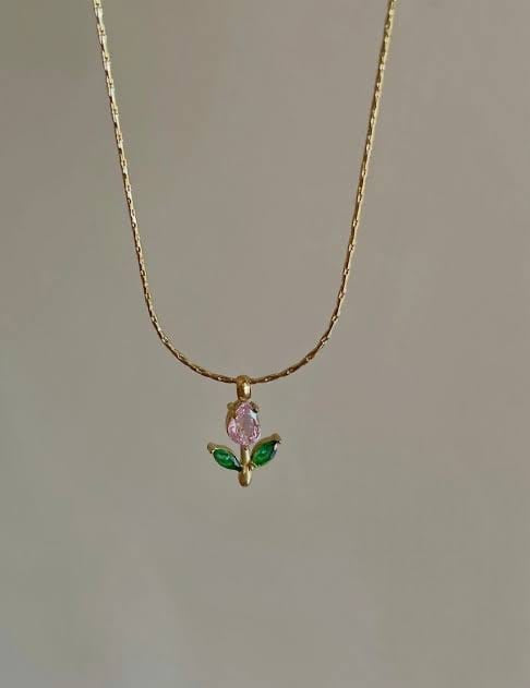 Pink Tulip Pendant